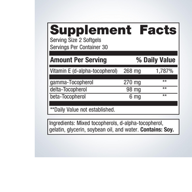 Vitamin E Mixed Tocopherols